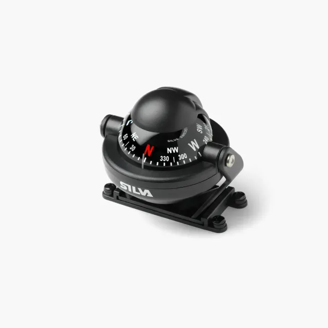 Silva C58 Bootskompass mit Halterung 12V Beleuchtung