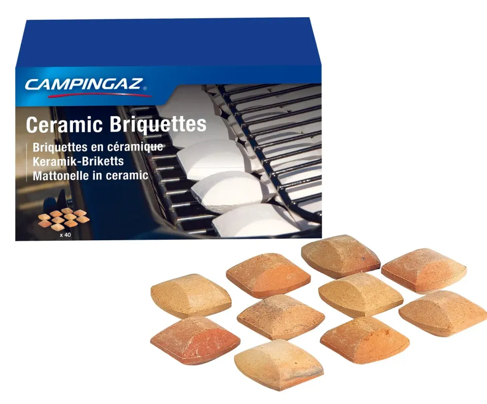 Campingaz Keramik-Briketts Grillbriketts selbstreinigend