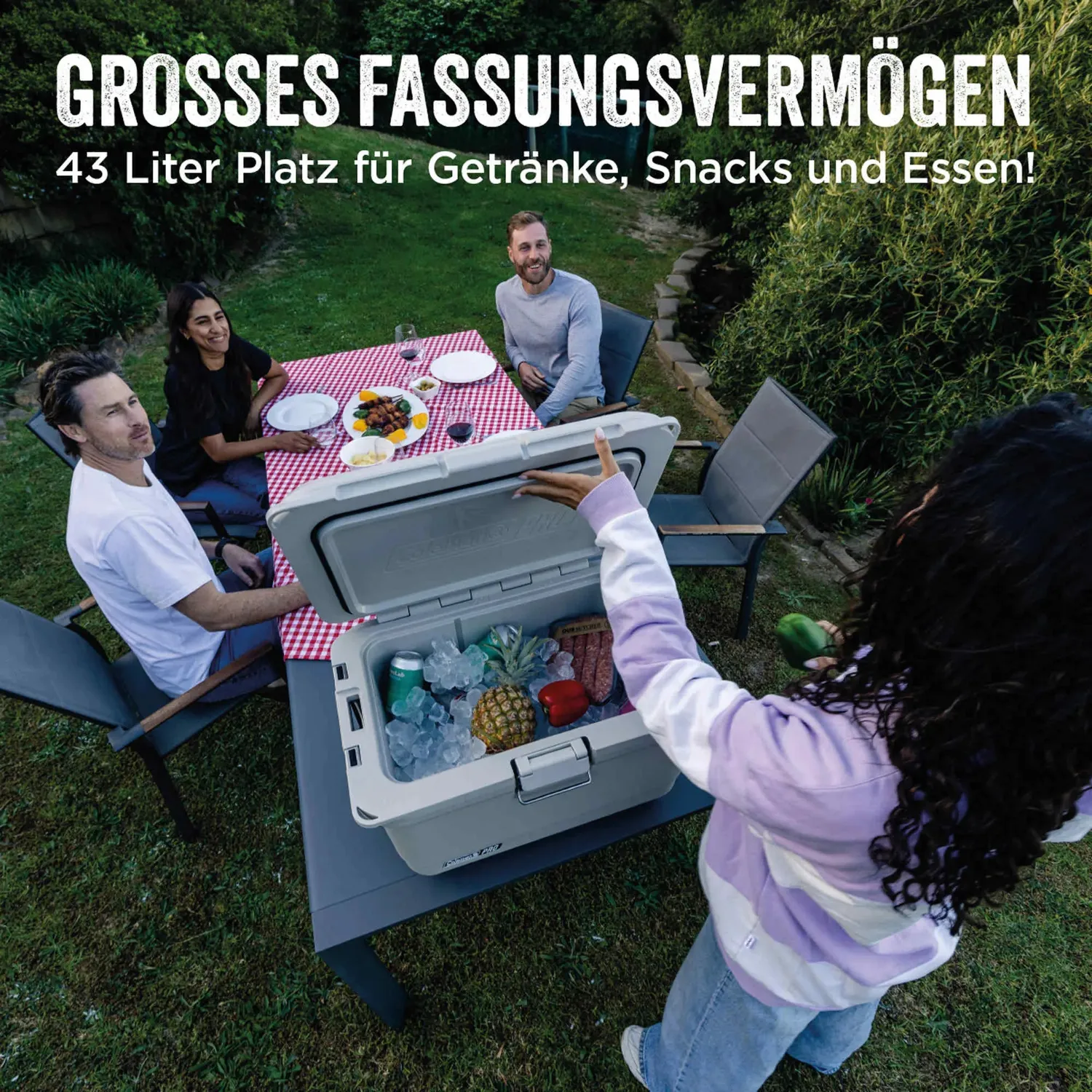Coleman Pro 45QT Kühlbox 43L 4 Tage Kühlung
