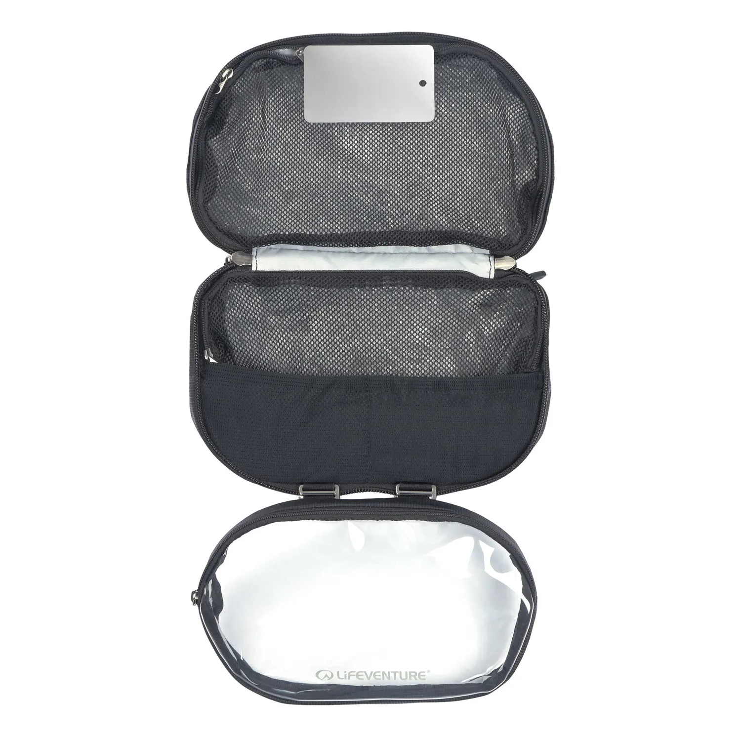 Lifeventure Folding Wash Bag Kulturbeutel Schwarz