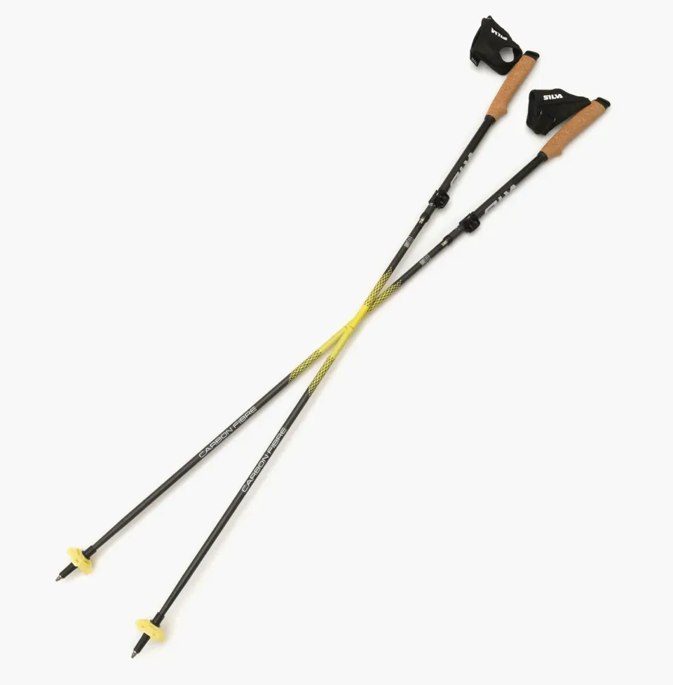 Silva Carbon Z Laufstöcke 120-140 cm faltbar verstellbar