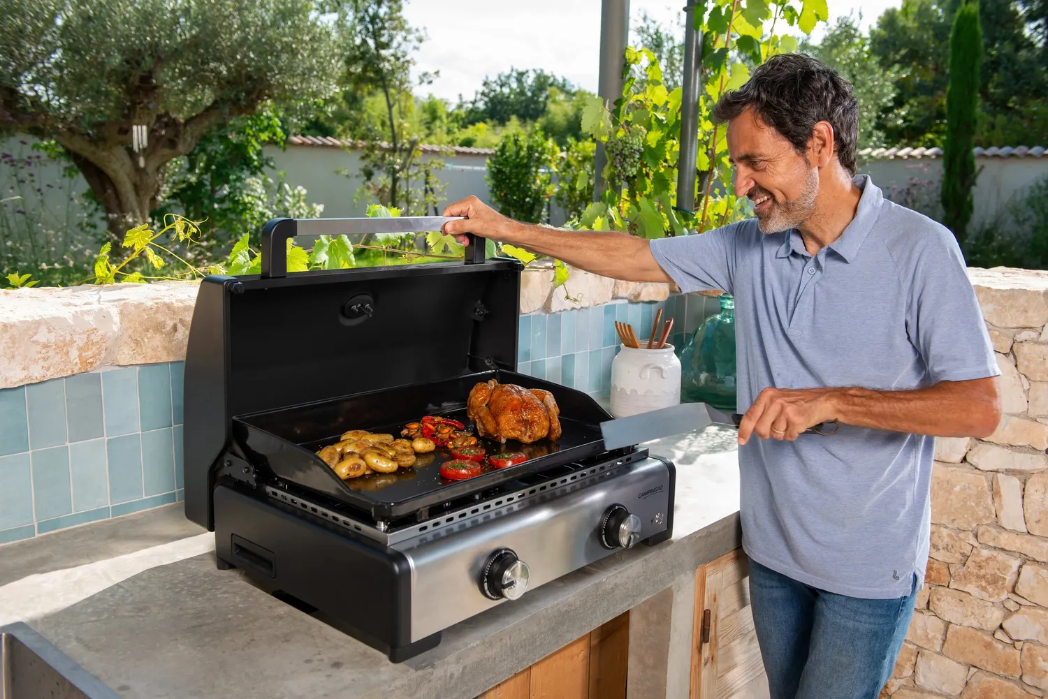Campingaz Premium Plancha Spatel Edelstahl 34 cm