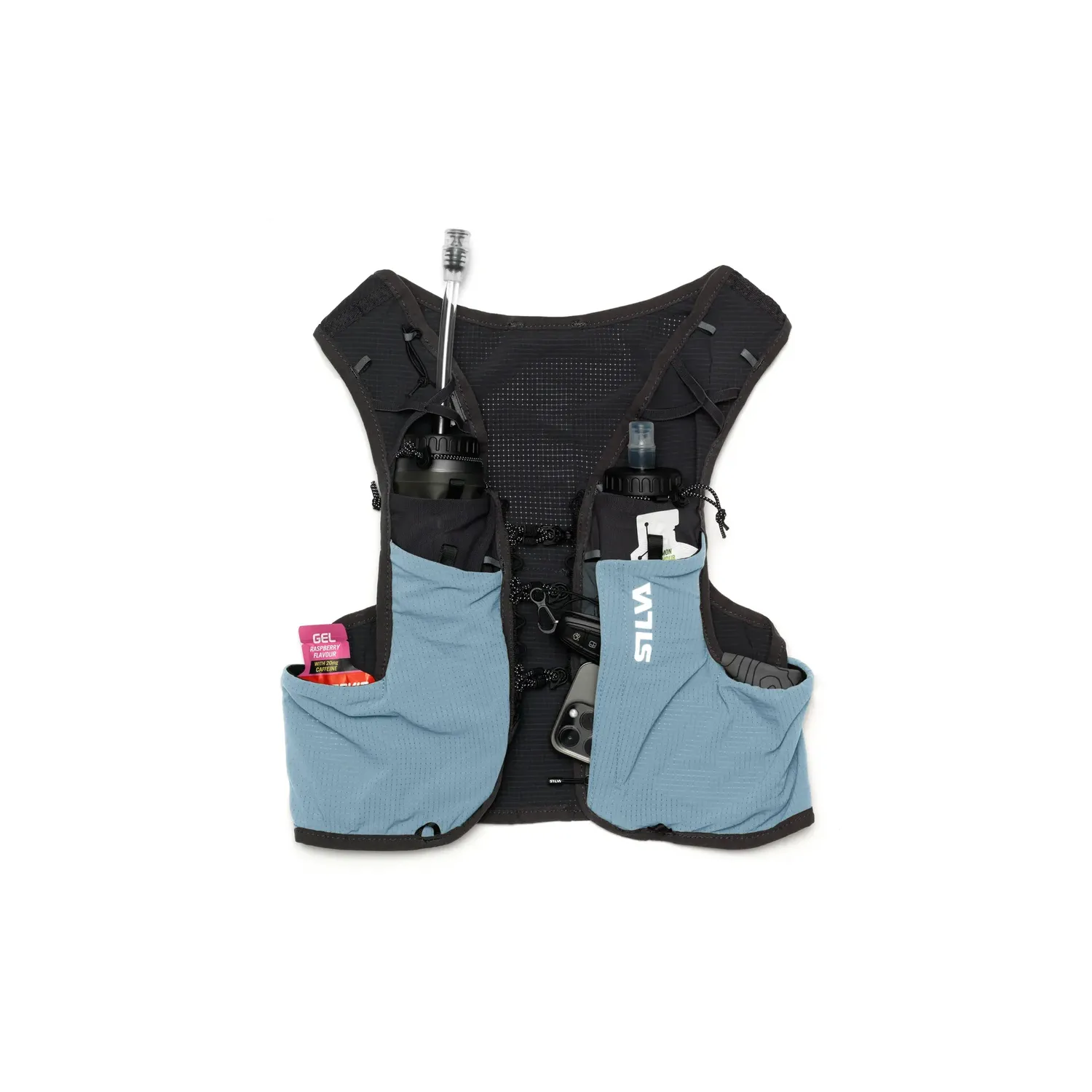 Silva Strive Fly 3L Laufweste Blau M + 2x 250ml Flask