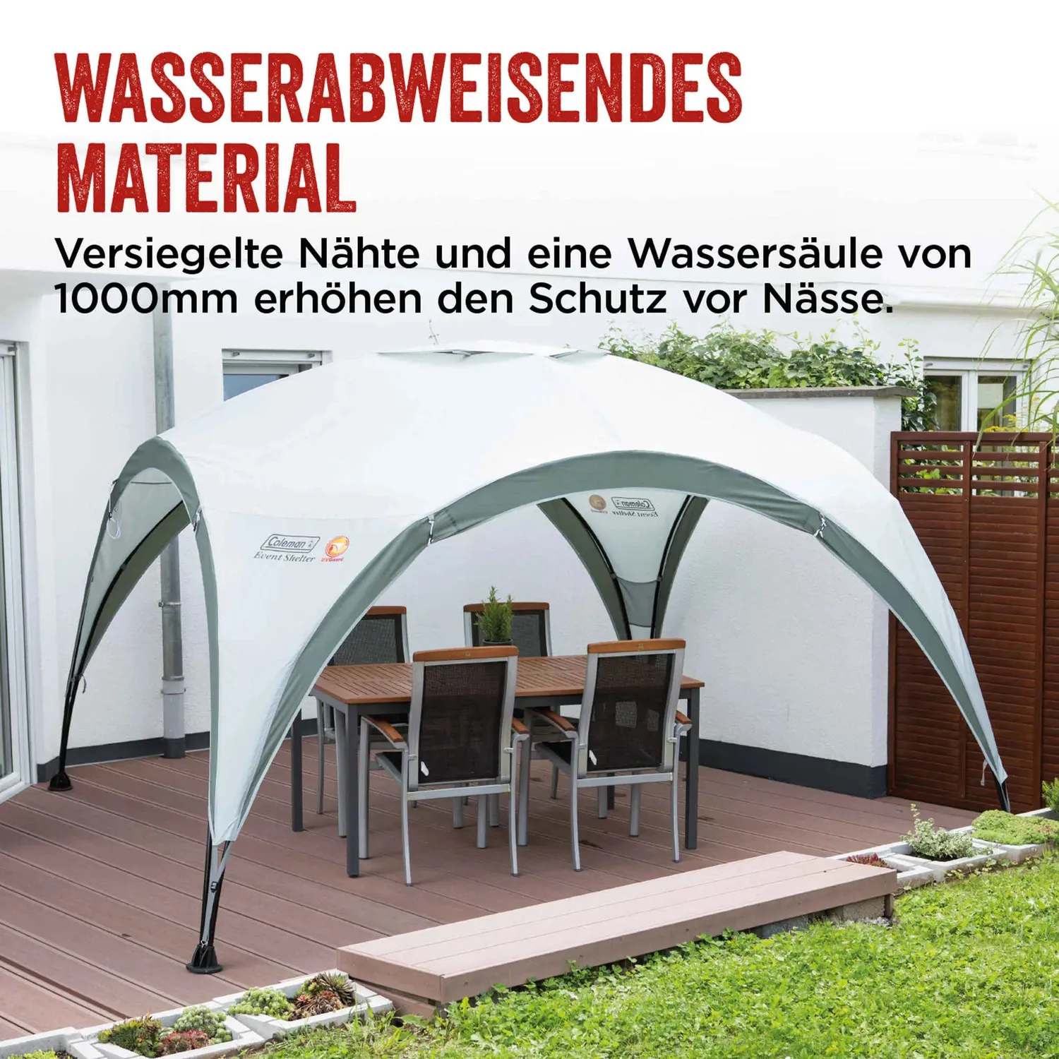 Coleman Event Shelter Pro L Pavillon 3,65x3,65 m UV50+