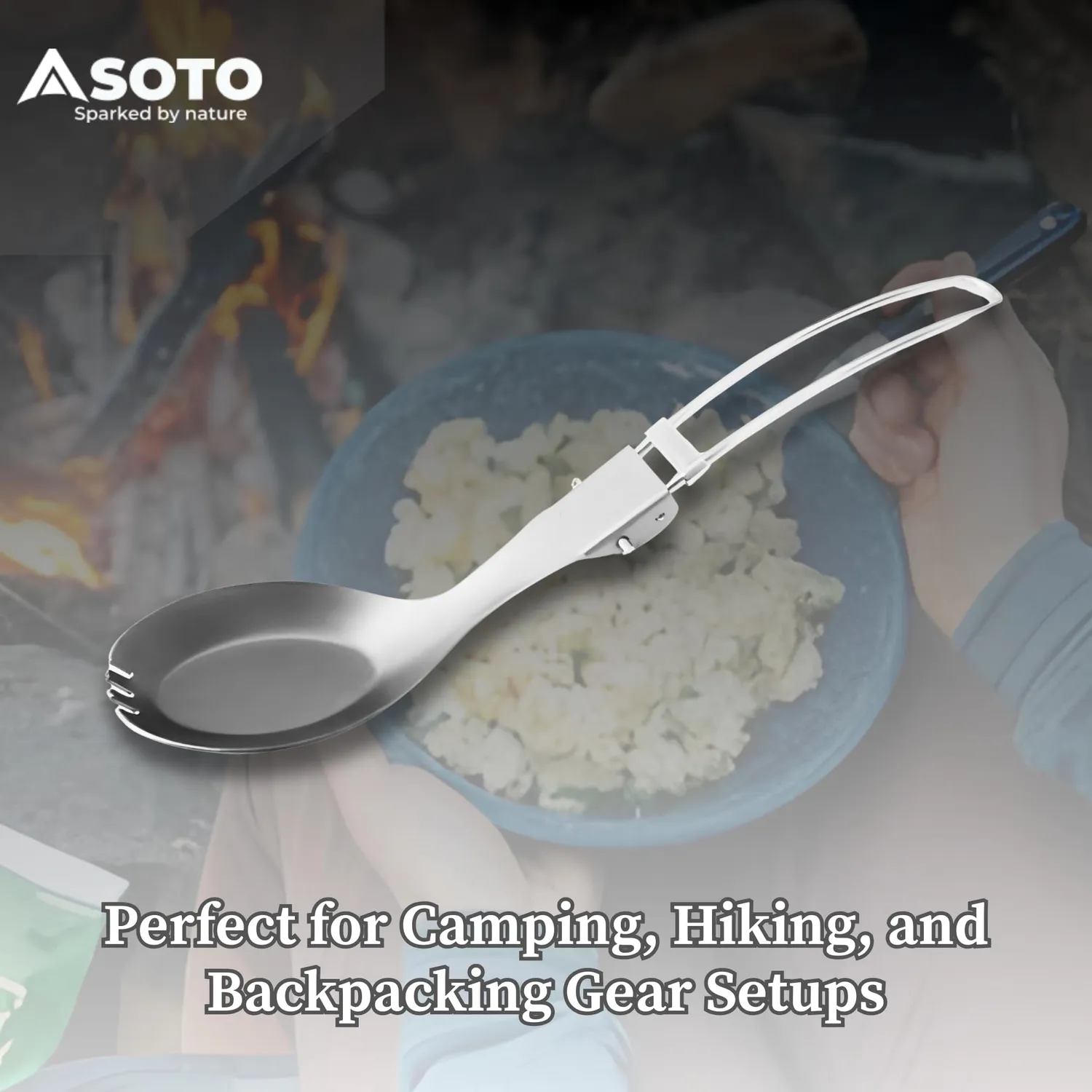 Soto Pocket Spork Titan Göffel klappbar 22g Trekking