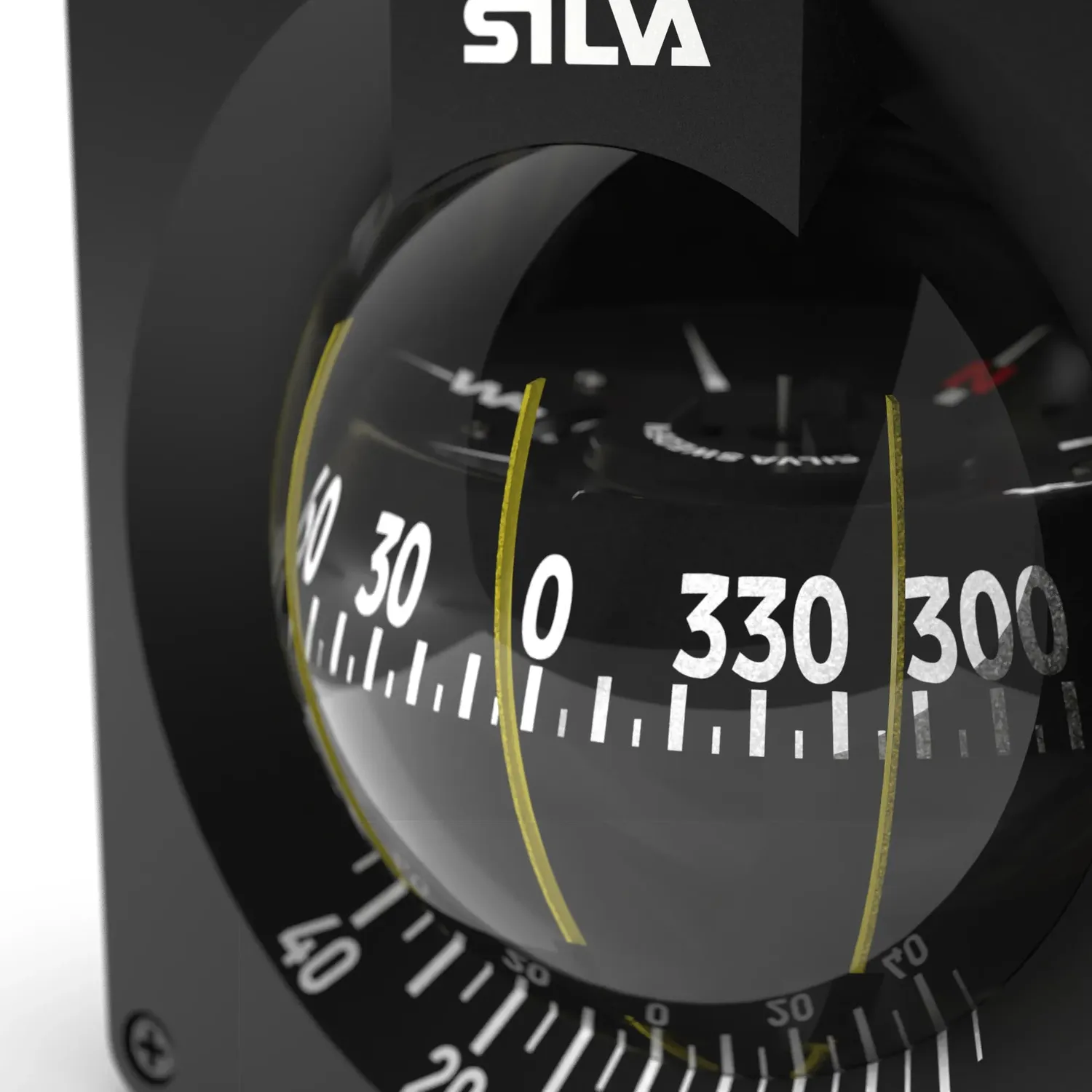 Silva 100B/H Bootskompass Schottmontage mit Beleuchtung