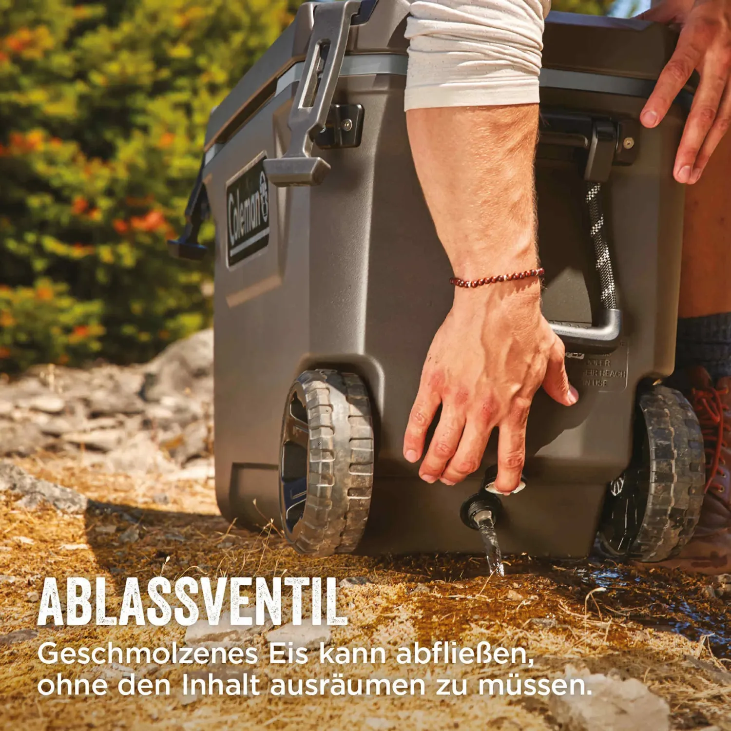 Coleman Convoy 100QT Kühlbox 97L mit Rollen 5 Tage