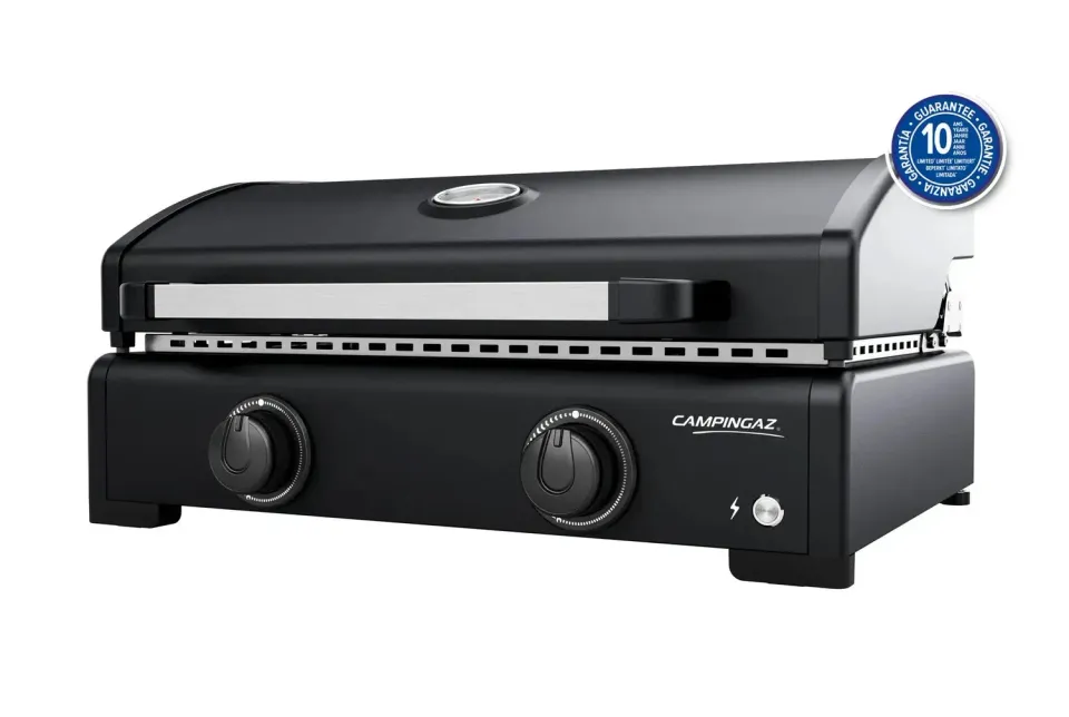 Campingaz Onyx 2 Plancha-Gasgrill 2 Brenner Gusseisen
