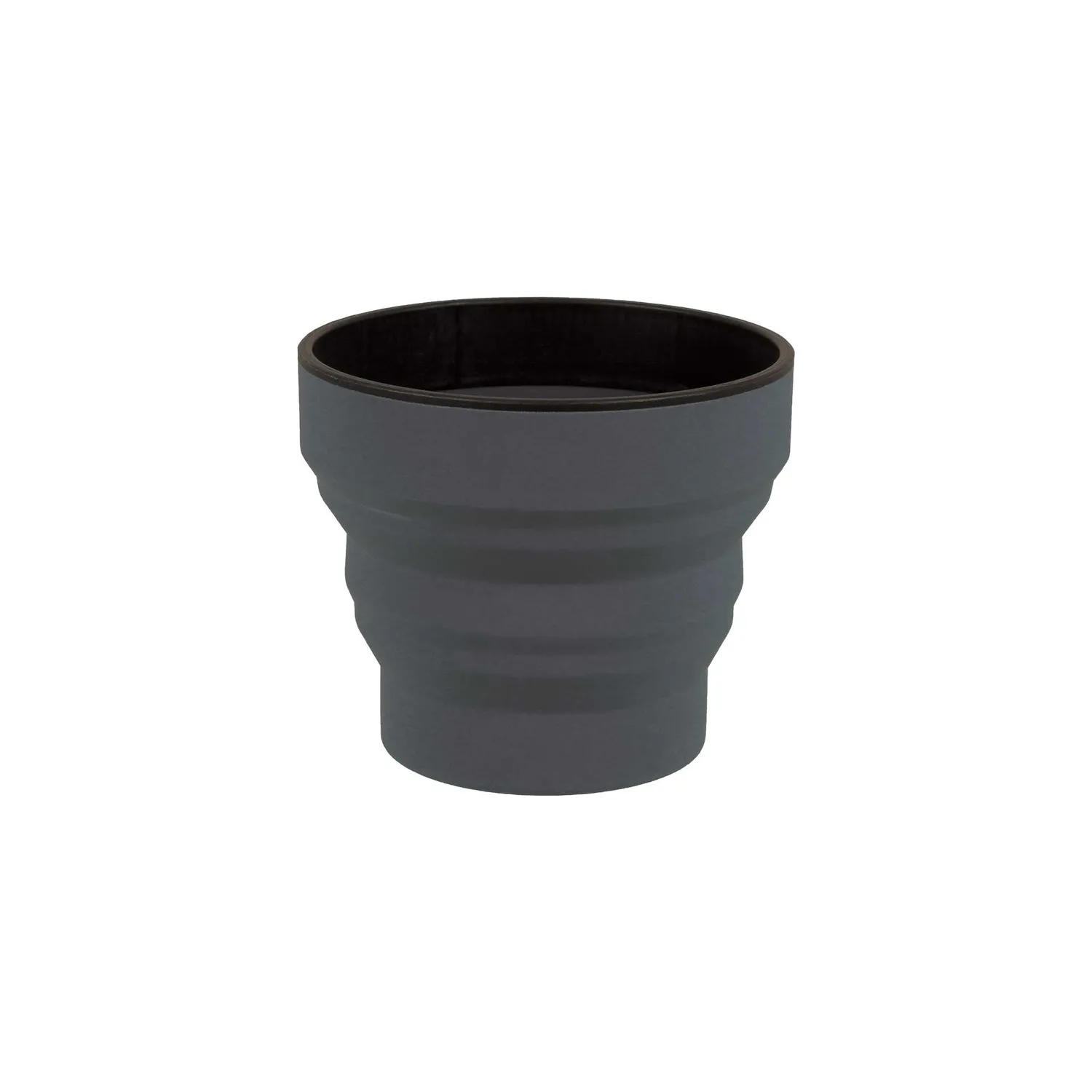 Lifeventure Ellipse Geschirr-Set faltbar 4-teilig grafit