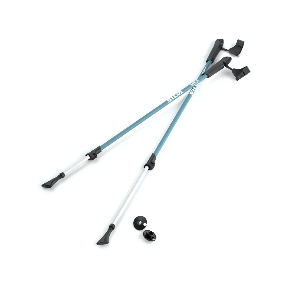Silva Aluminium Wanderstöcke 105-140 cm mit Tungstenspitze