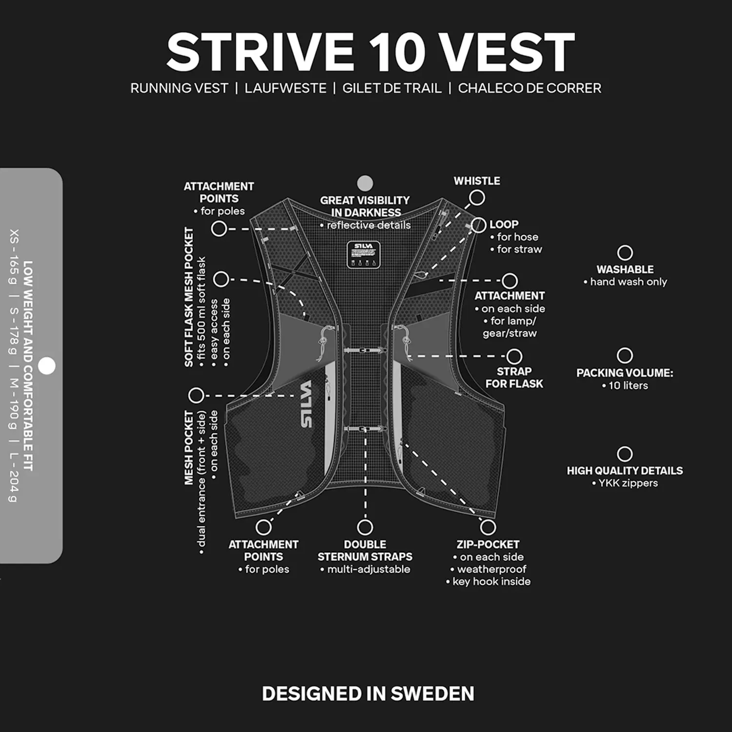 Silva Strive 10 Vest Laufweste rose 10 Liter