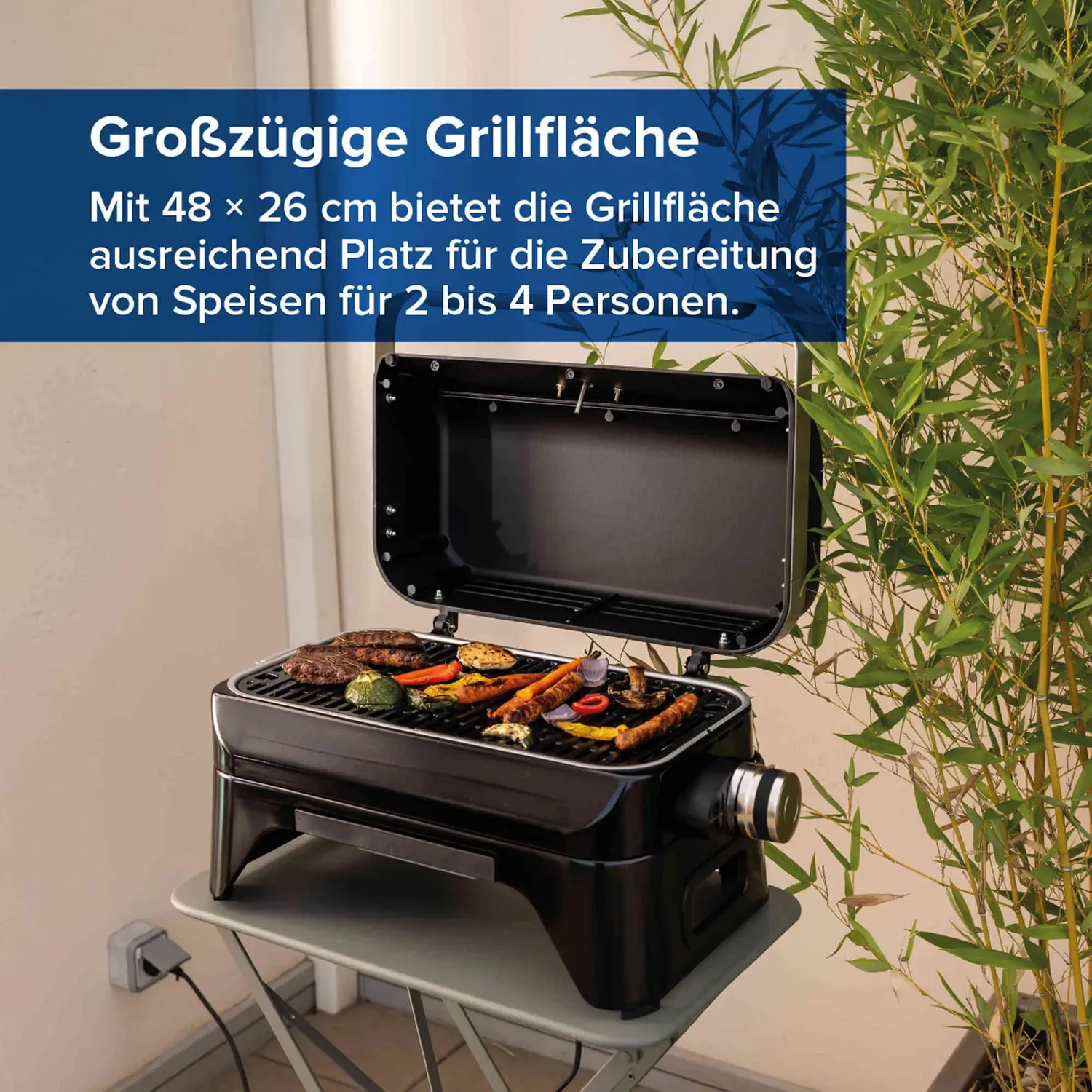 Campingaz Attitude 2go Elektrogrill 2000 Watt für Balkon