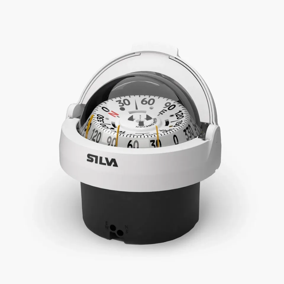 Silva 100FC White 24V Bootskompass Einbau
