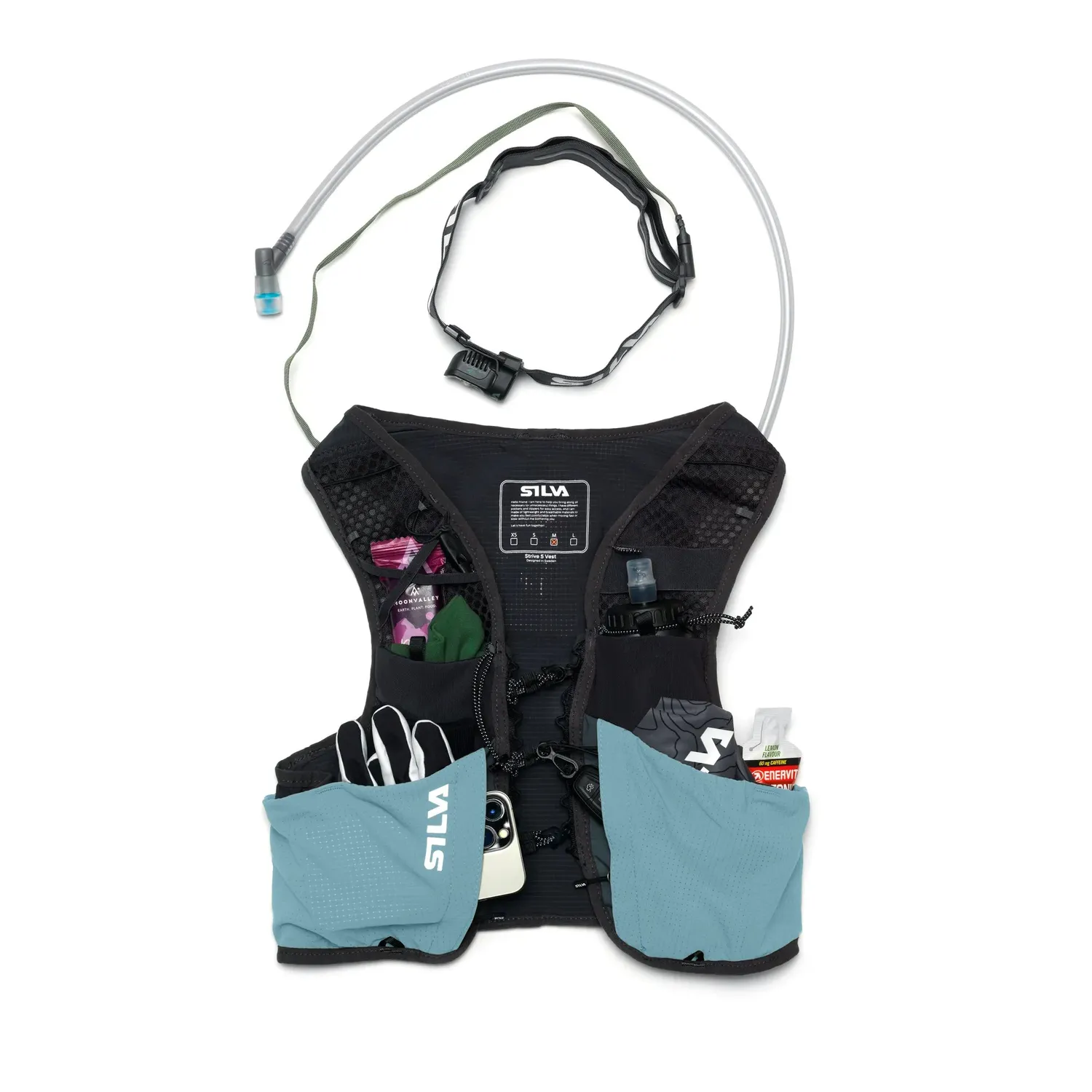 Silva Strive 10 Laufweste 10 L Blau mit Stockhalter
