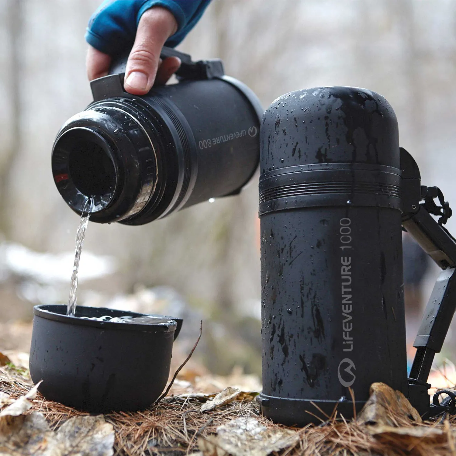 Lifeventure TiV Isolierflasche Edelstahl Weithals