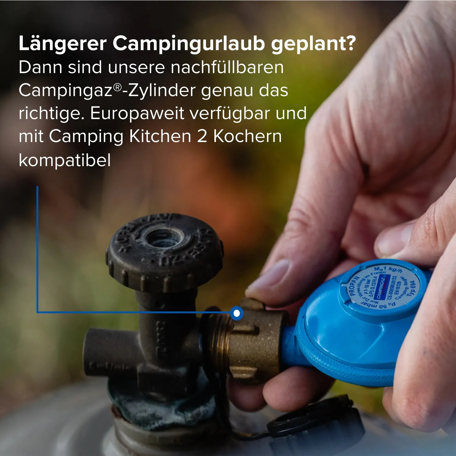 Campingaz Kitchen 2 R Gaskocher 2-flammig 4000W