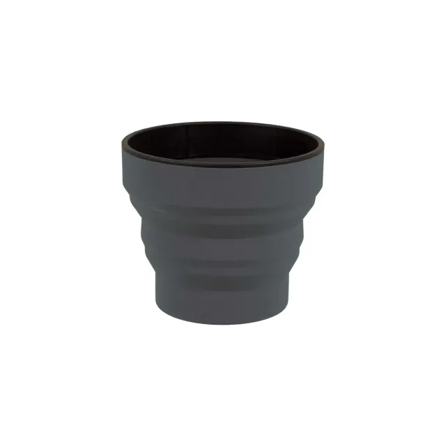 Lifeventure Ellipse Faltbecher Silikon Graphite