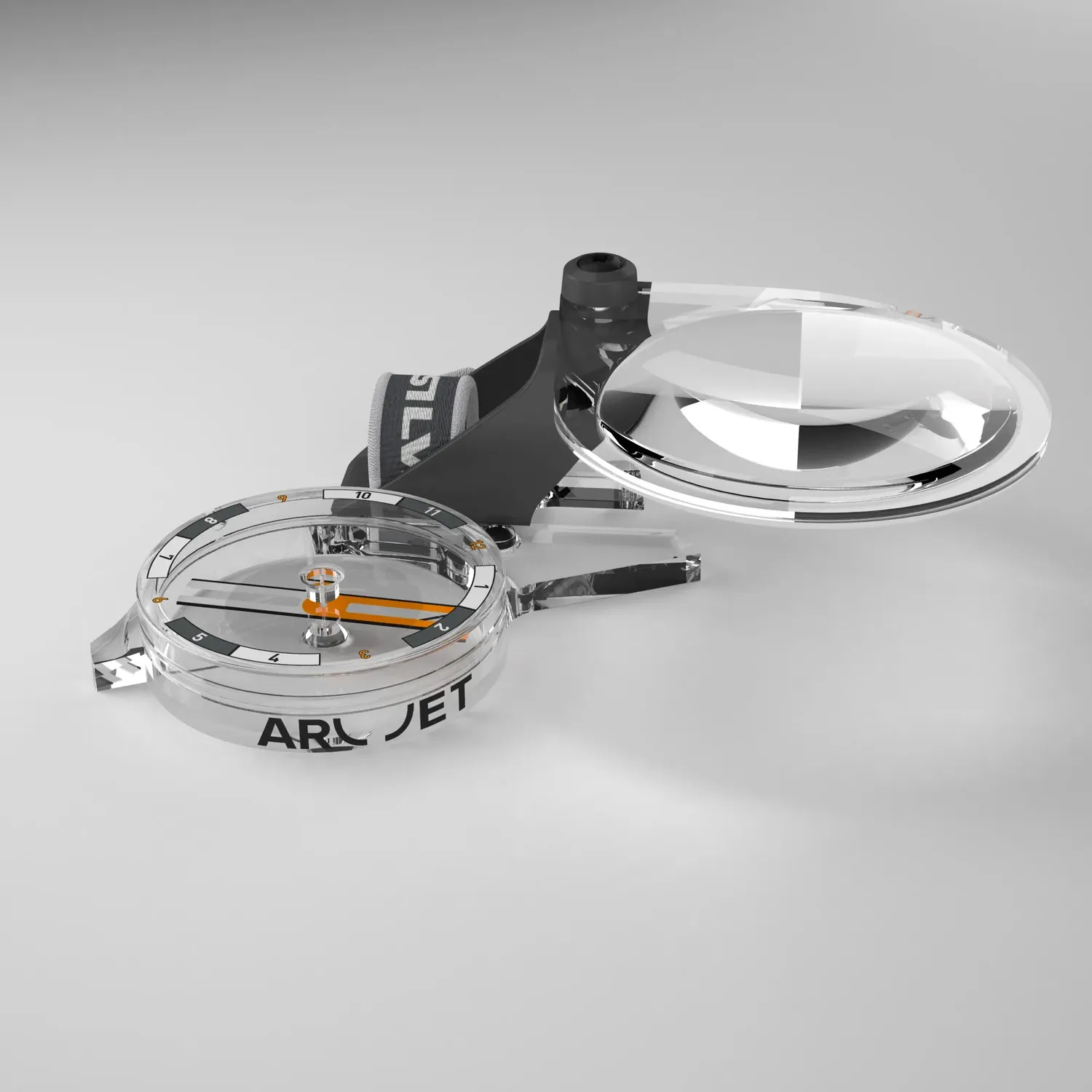 Silva Arc Jet C S Daumenkompass Rechts schnell