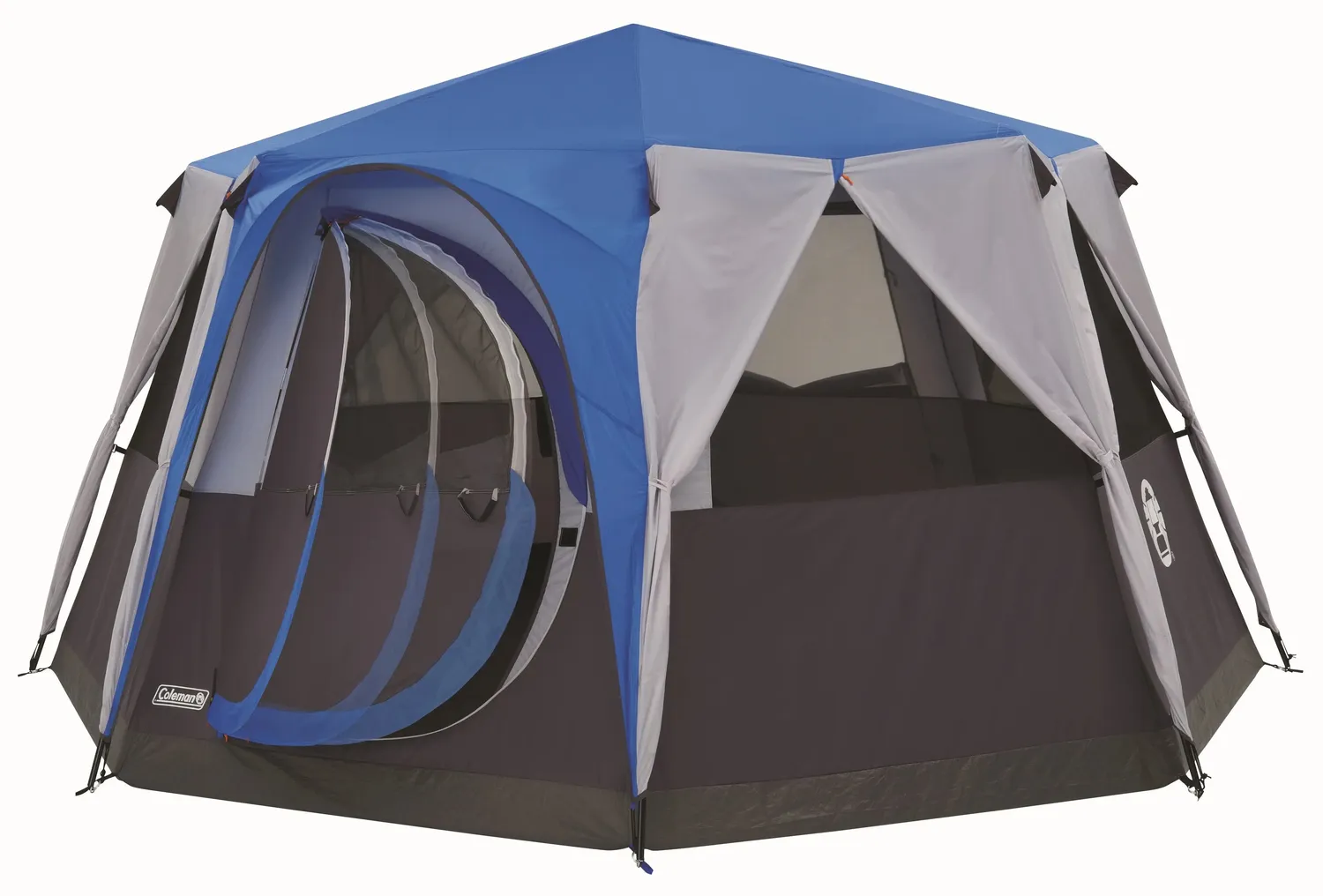 Coleman Octagon 8 Familienzelt 8 Personen blau 4500mm