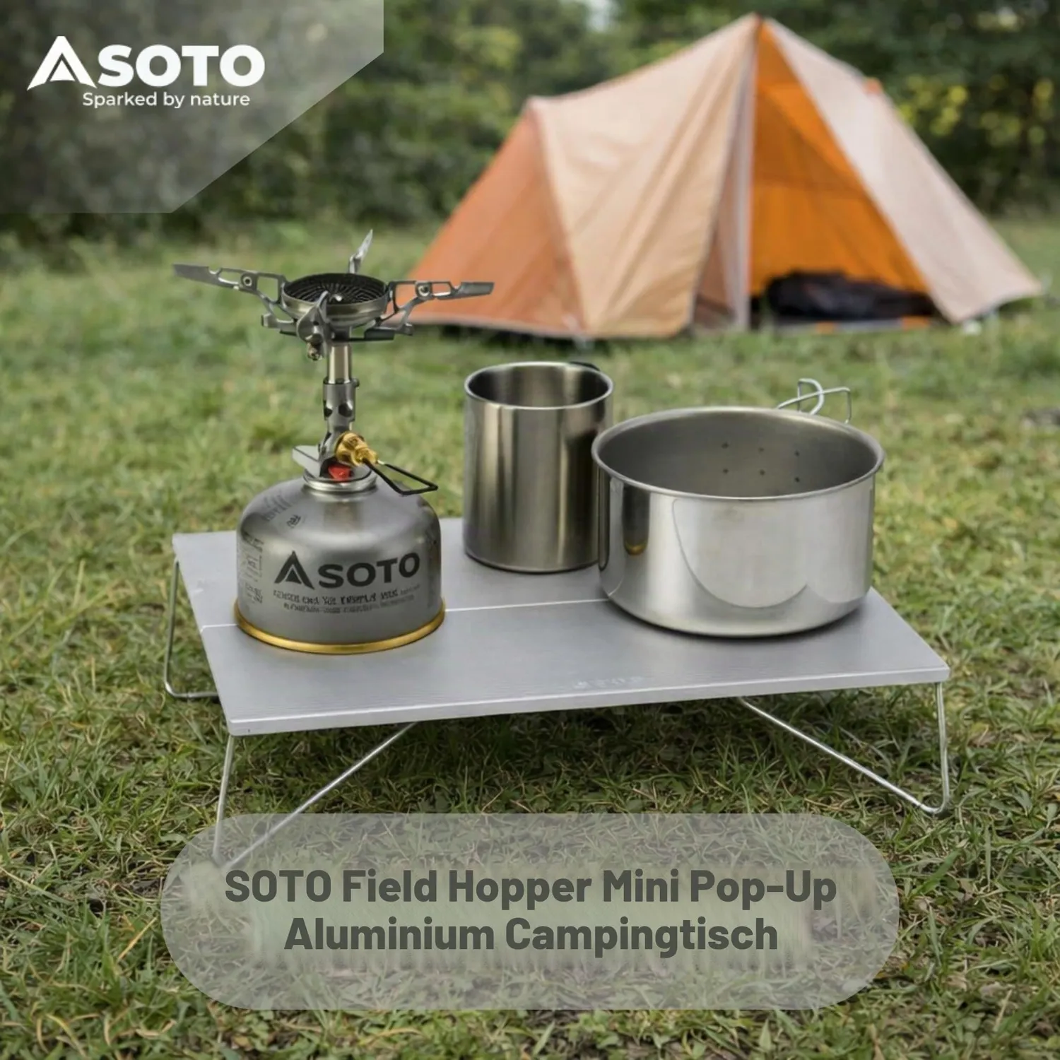 Soto Field Hopper ST-630 Campingtisch Aluminium 395 g
