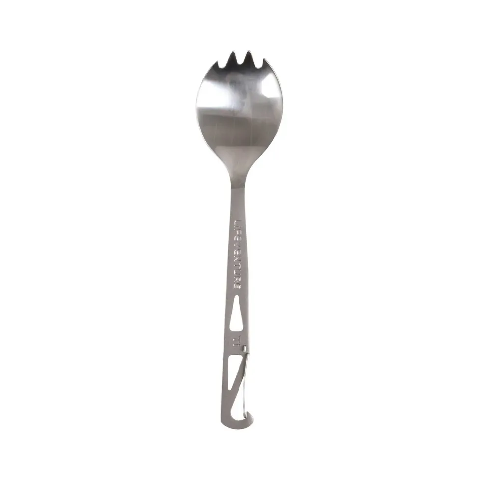 Lifeventure Titanium Göffel Titan 17g Flaschenöffner