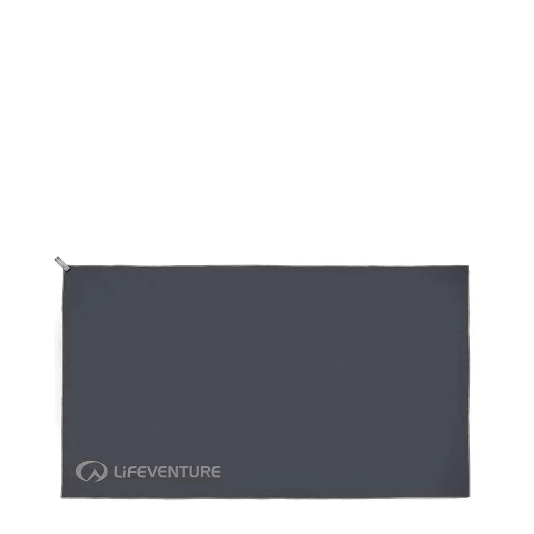 Lifeventure HydroFibre Reisehandtuch Grau schnelltrocknend