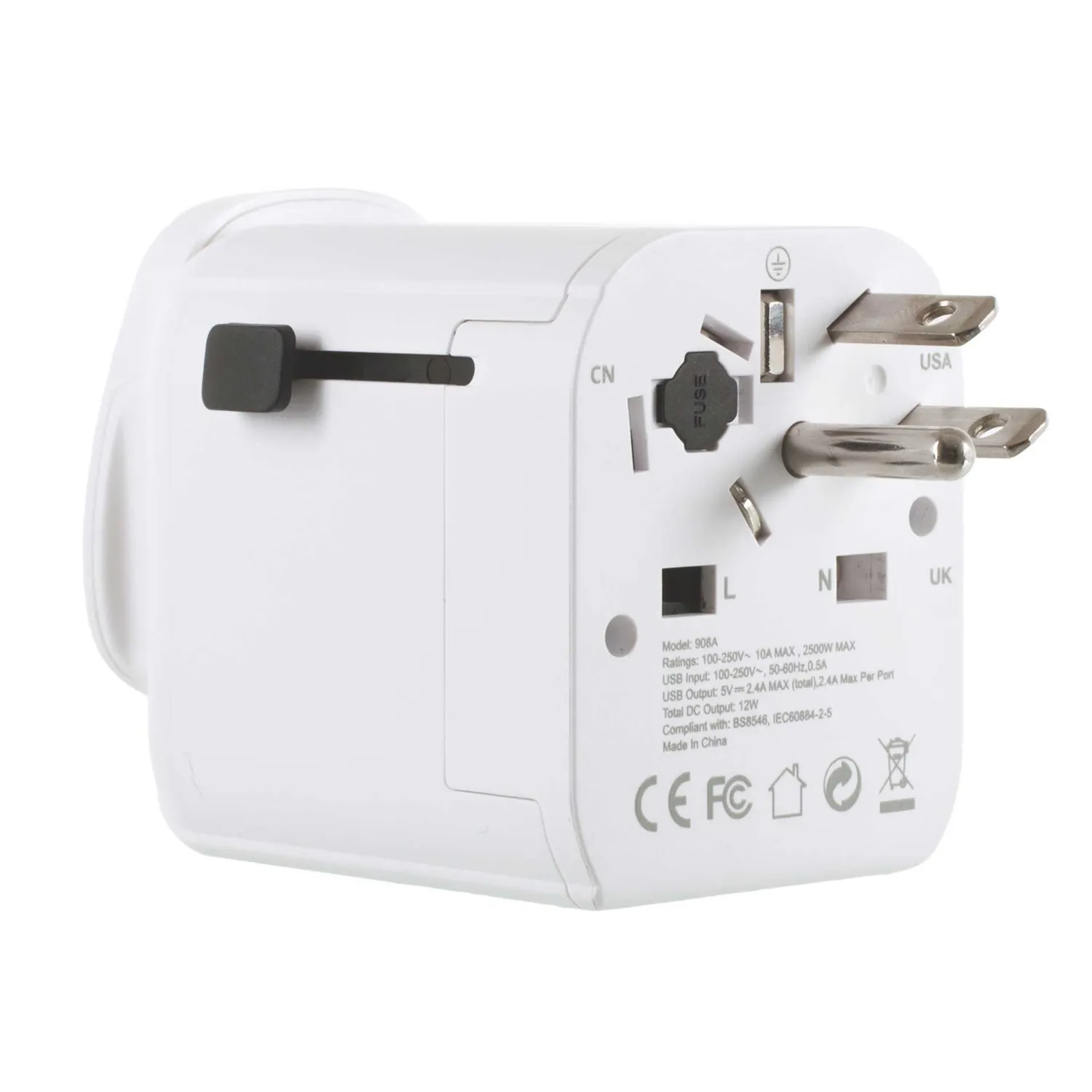 Lifeventure World Travel Adapter Reiseadapter universal USB