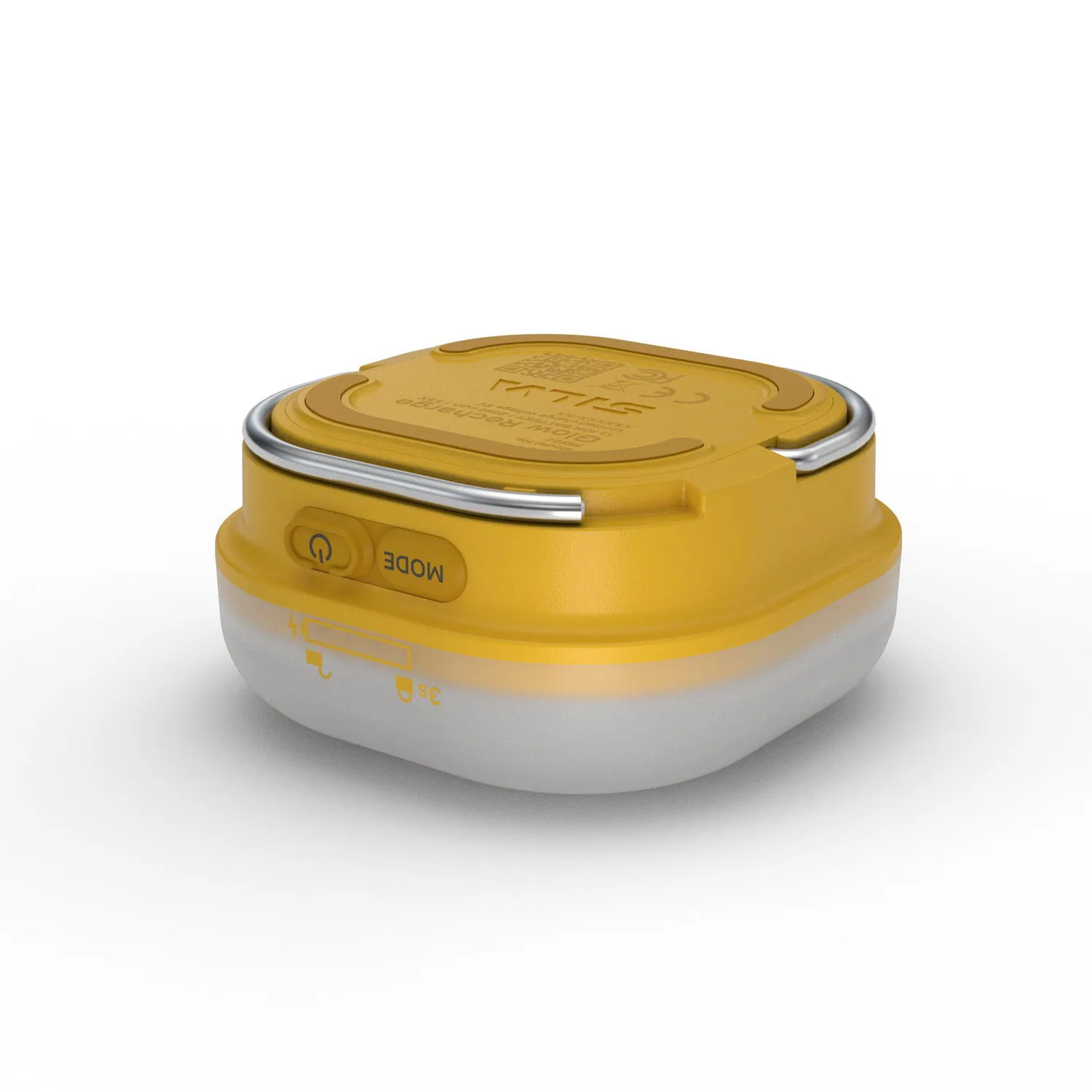 Silva Glow Recharge Campinglampe Gelb 3er-Pack 350 Lumen