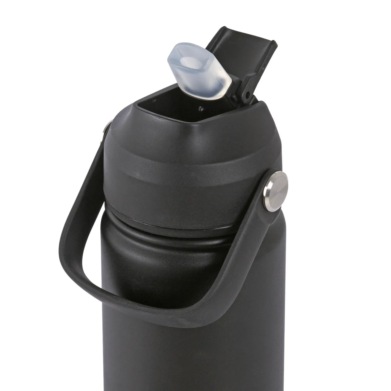 Lifeventure Flip-Top Flask Trinkflasche 500 ml Schwarz