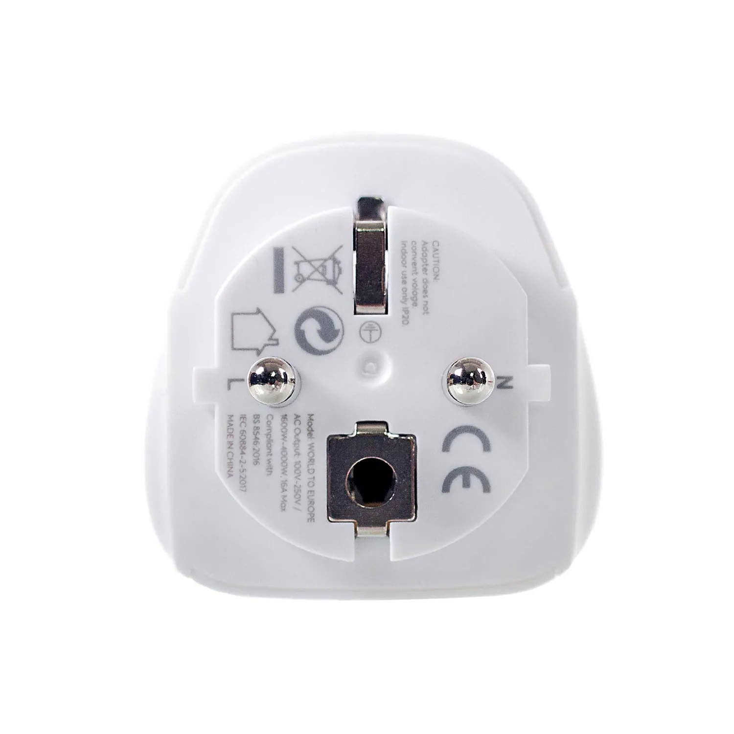 Lifeventure European Travel Adapter Reiseadapter Europa