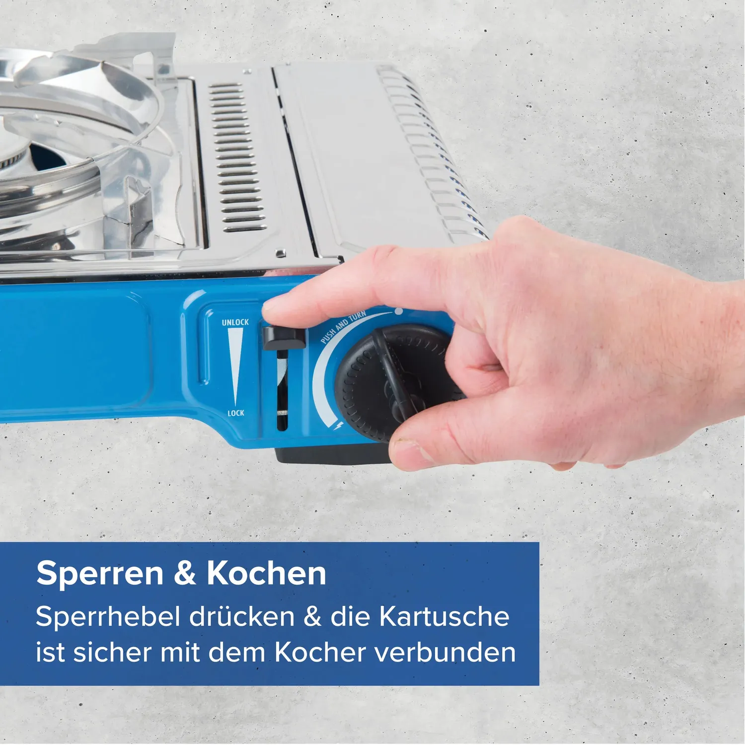 Campingaz Camp Bistro DLX Gaskocher 2200 Watt mit Koffer