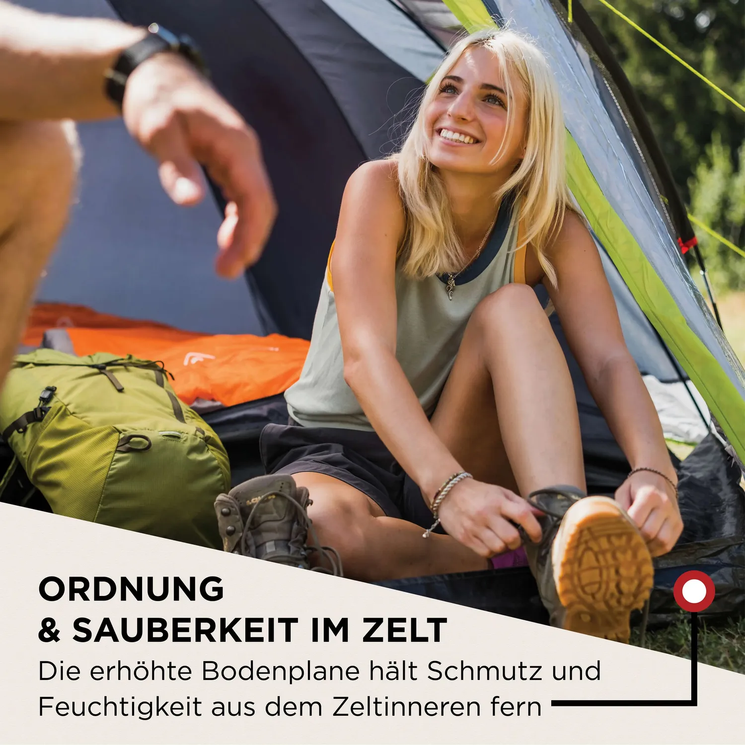 Coleman Darwin 4 Plus Zelt 4 Personen mit Vorraum