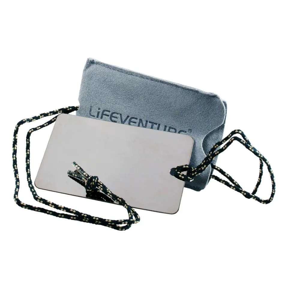 Lifeventure Travel Mirror Reisespiegel Edelstahl