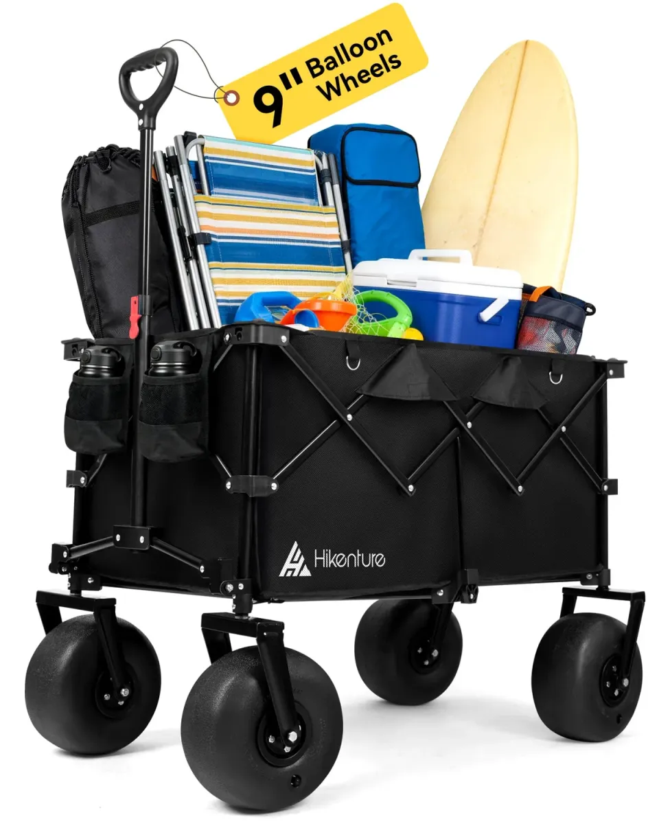 Hikenture Beach Bollerwagen Ballonreifen 200 kg faltbar