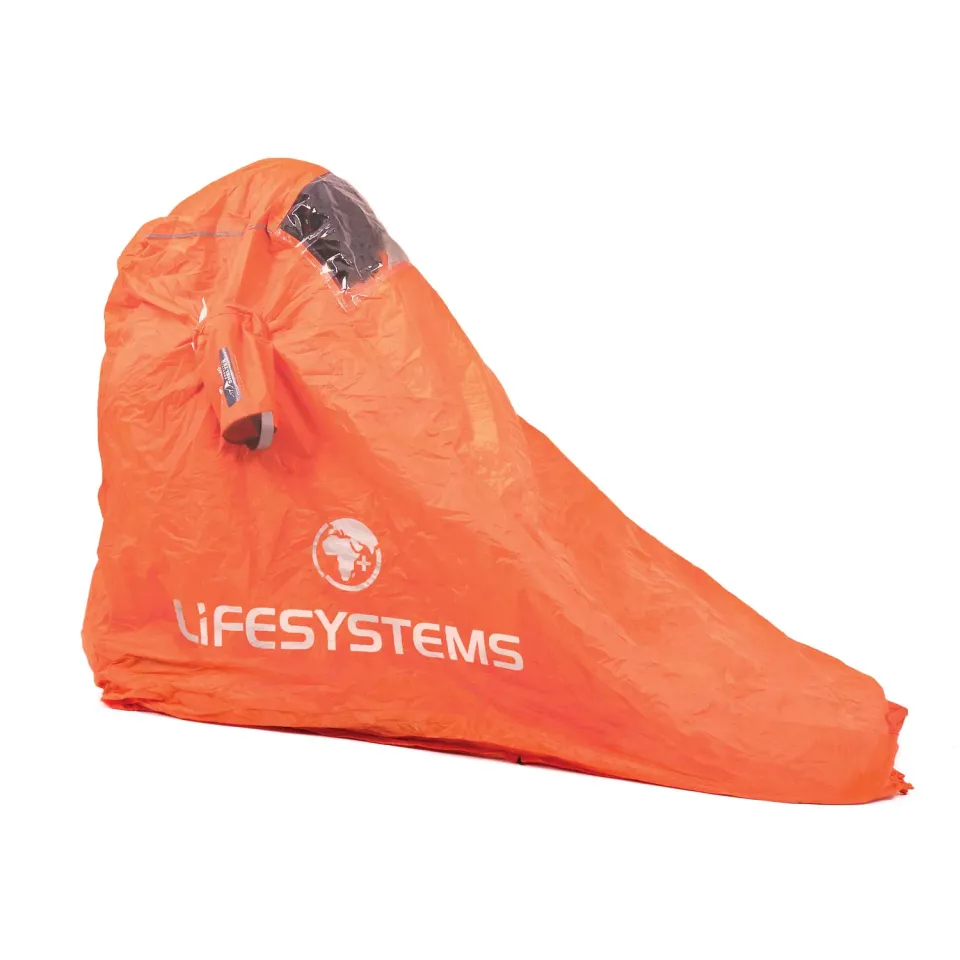 Lifeventure Survival Shelter 1 Notzelt orange winddicht