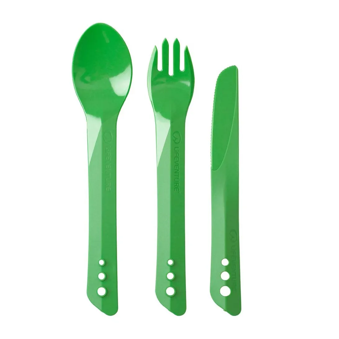 Lifeventure Ellipse Camping Besteck bruchsicher graphite