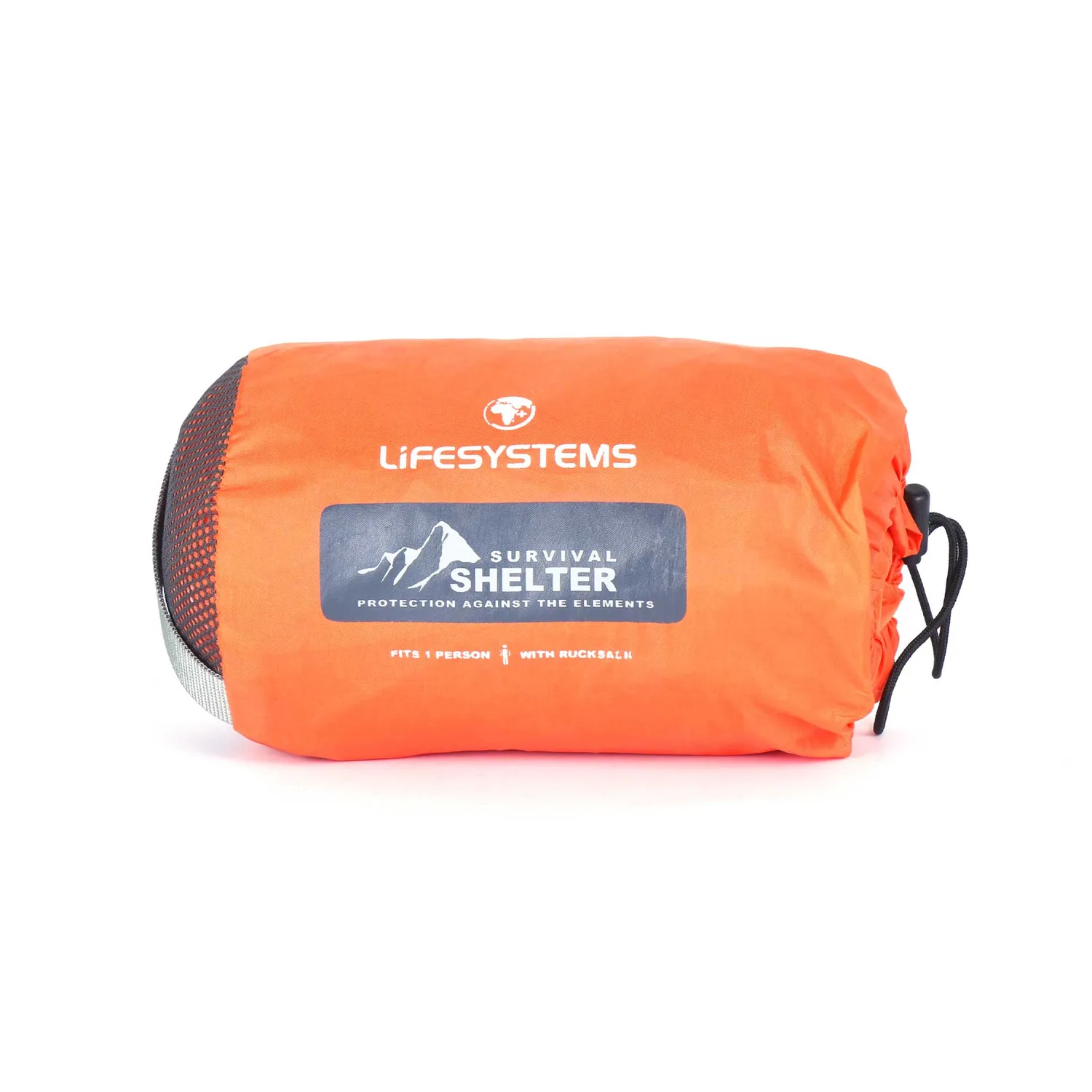 Lifeventure Survival Shelter 1 Notzelt orange winddicht
