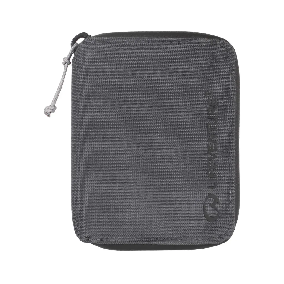 Lifeventure RFiD Bi-Fold Geldbörse Grau RFID-Schutz