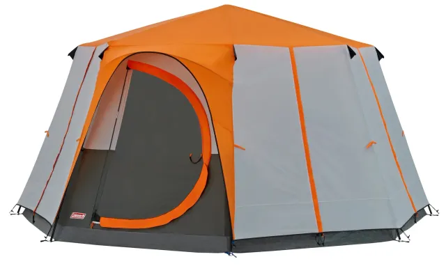 Coleman Octagon 8 Familienzelt 6-8 Personen orange
