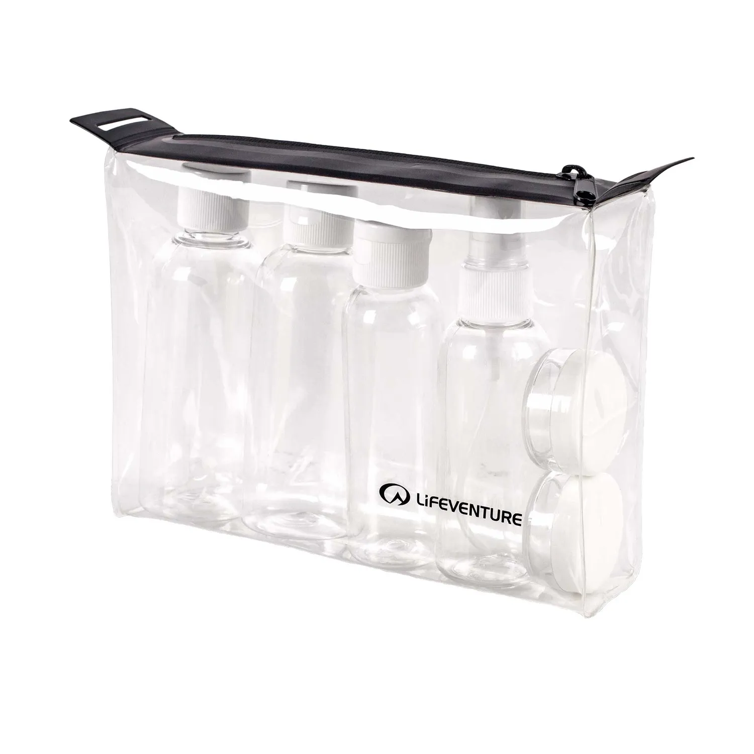 Lifeventure Travel Bottles Reiseflaschen-Set transparent