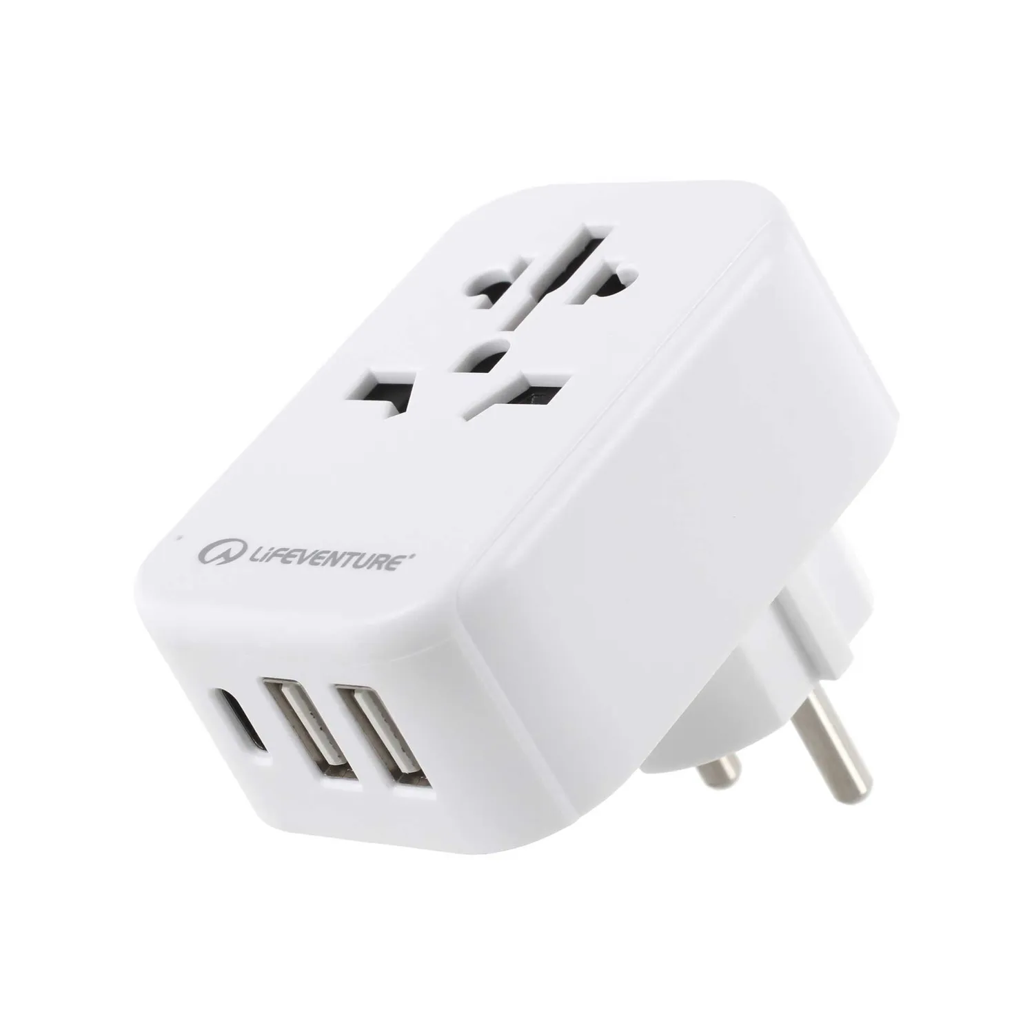 Lifeventure Travel Adapter USB Adapter mit 3 USB