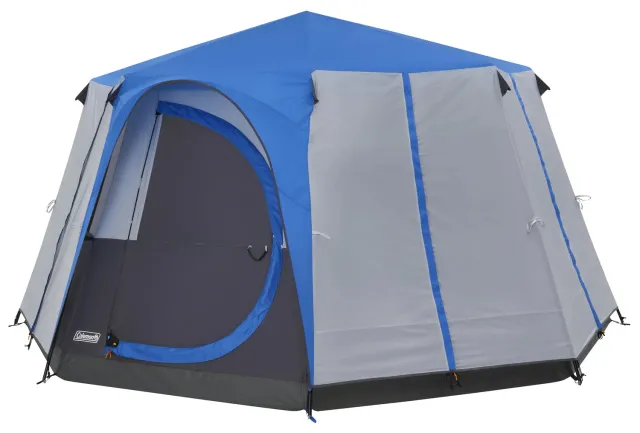 Coleman Octagon 8 Familienzelt 8 Personen blau 4500mm