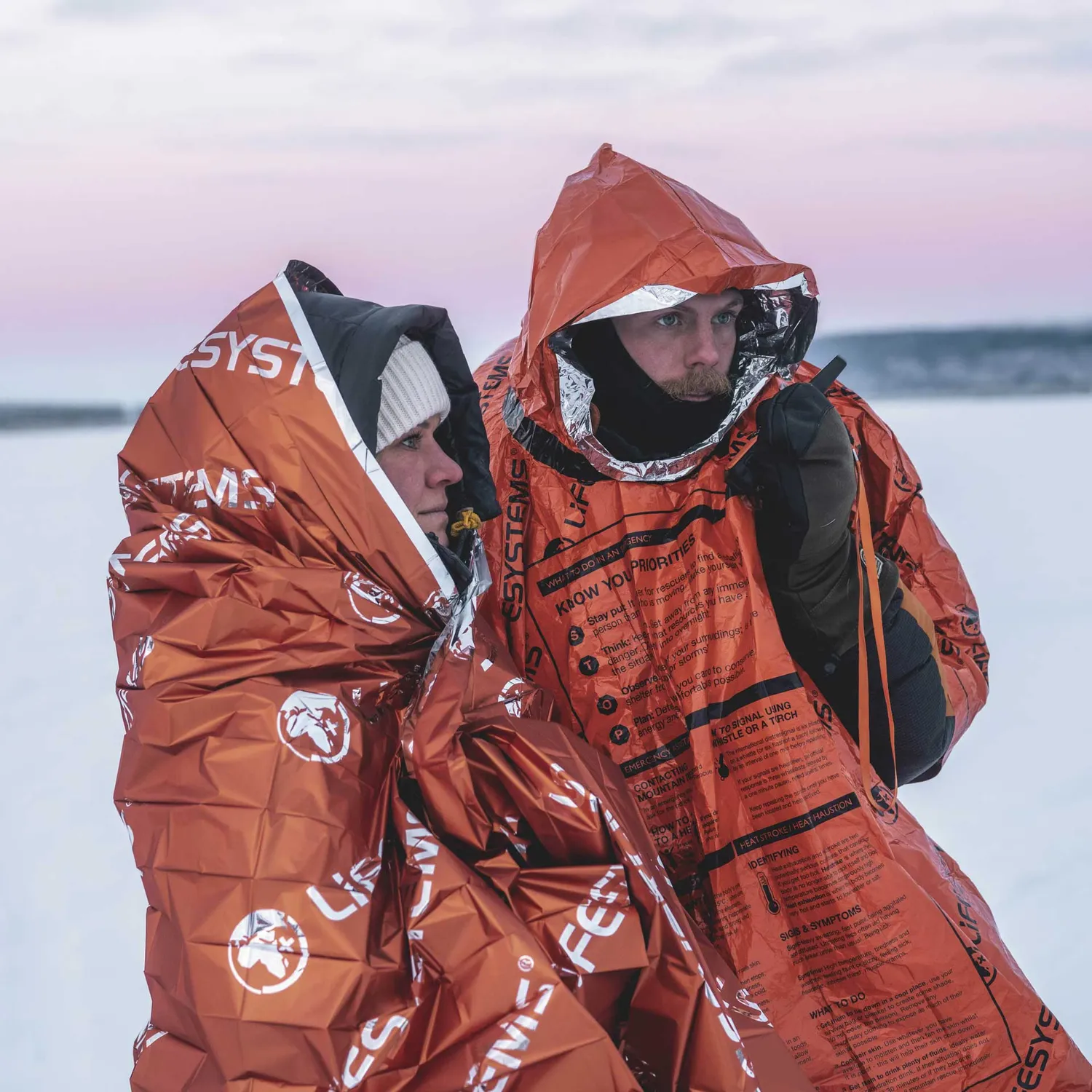 Lifeventure Heatshield Poncho Notfallponcho orange