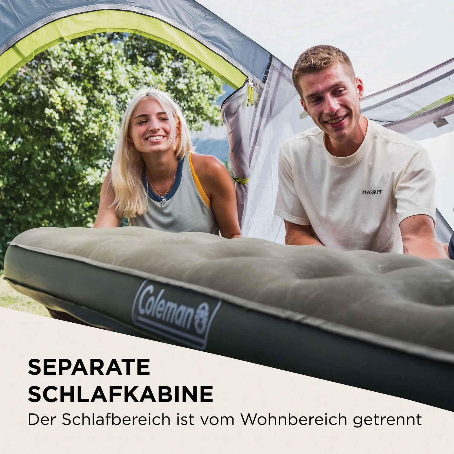 Coleman Darwin 4 Plus Zelt 4 Personen mit Vorraum
