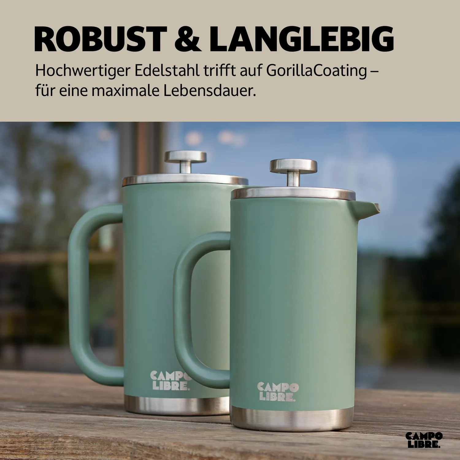 Campo Libre Giorgio French Press 1L Thermofunktion