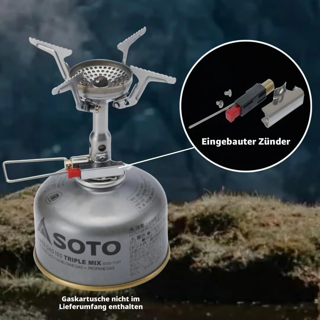 SOTO Amicus Gaskocher Stealth-Zündung 81g