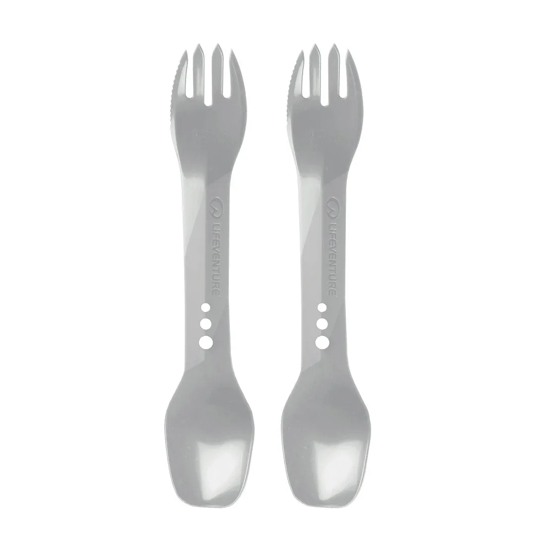 Lifeventure Ellipse Spork Göffel Graphite leicht