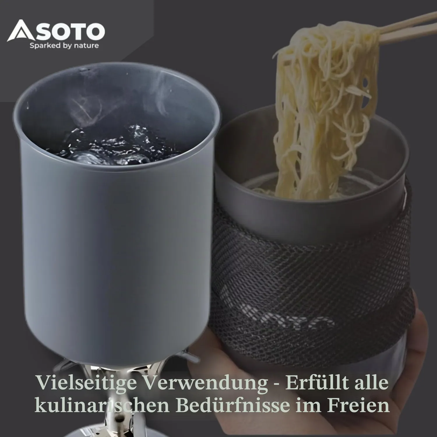 Soto Thermolite Topf 750 ml grau Aluminium