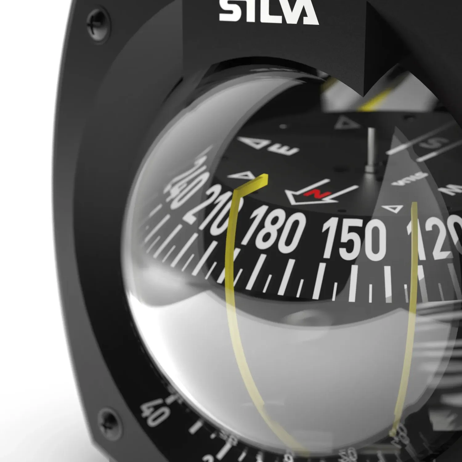 Silva 125B/H Bootskompass Schottmontage beleuchtet