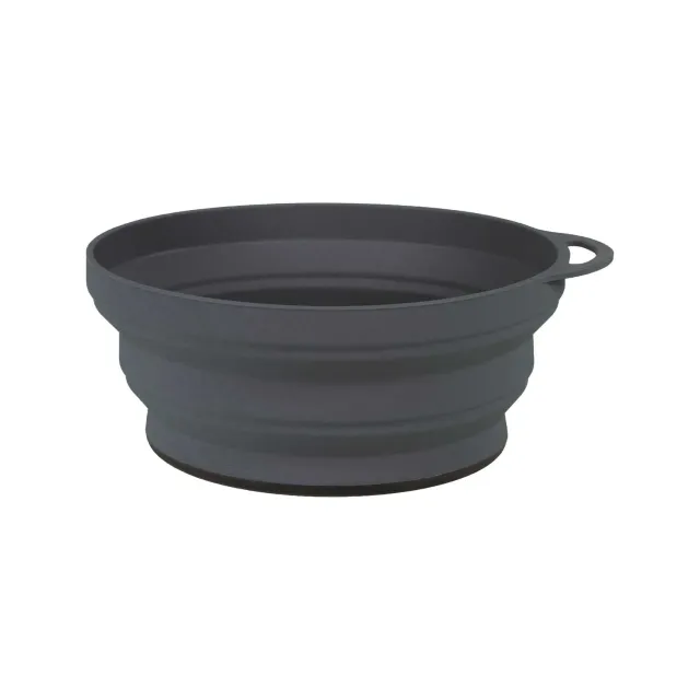 Lifeventure Ellipse faltbare Schüssel Graphite lebensmittelecht